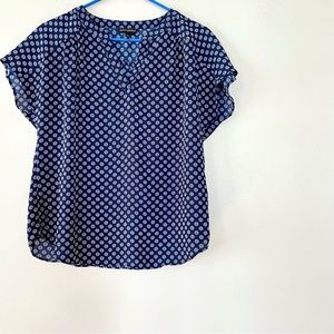 Banana Republic S work shirt navy blue